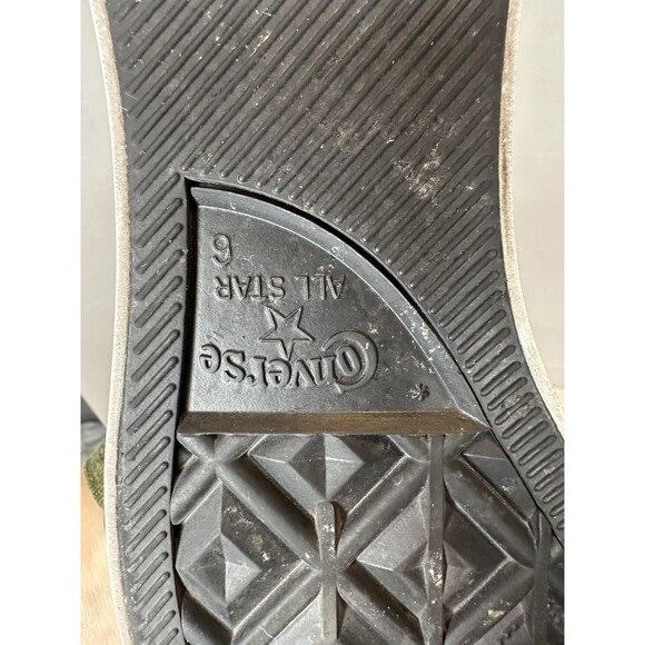 Converse Chuck Taylor All Star Black Metallic Leather Platform Chelsea Hi Top 8 - Picture 9 of 10